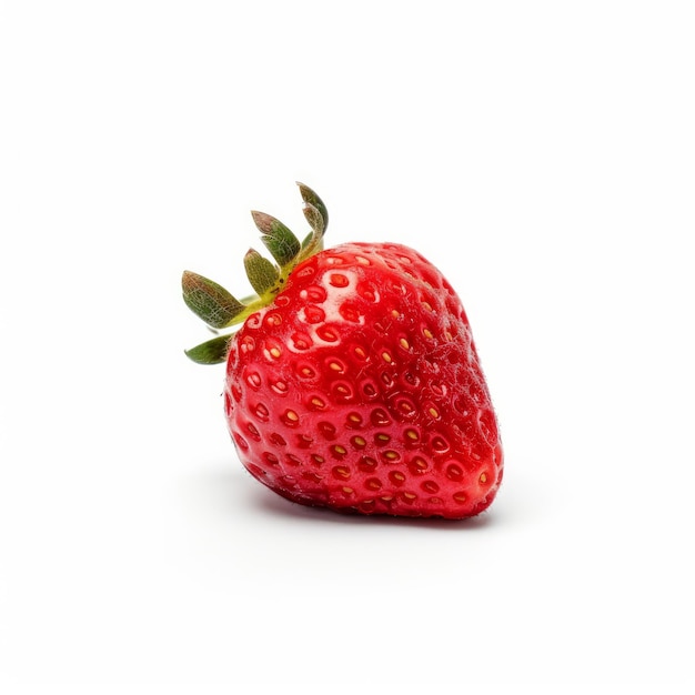 Red sweet strawberry isolated Illustration AI Generative