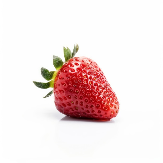 Red sweet strawberry isolated Illustration AI Generative