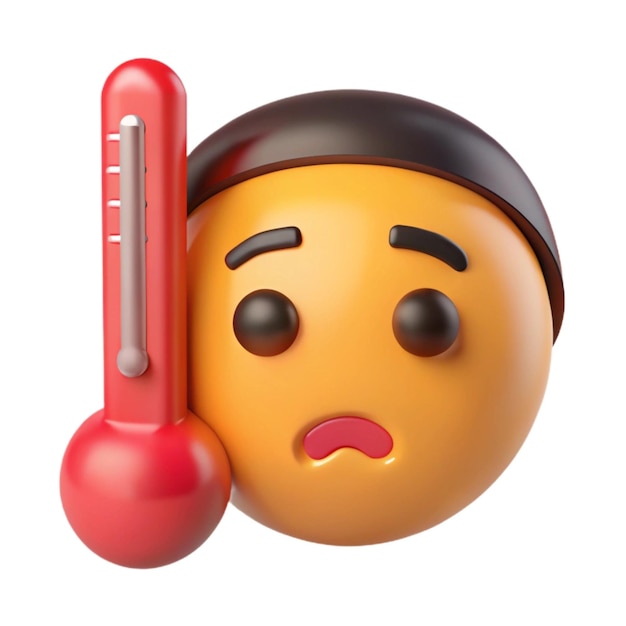 a red temperature temperature with a red temperature head and thermometer showing a red temperature