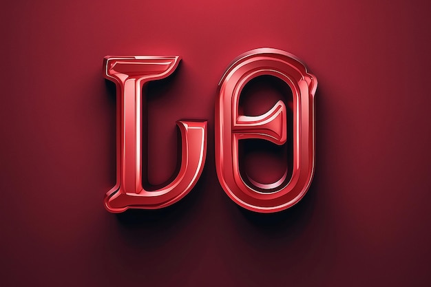 Red Tik Tok text Style Effect