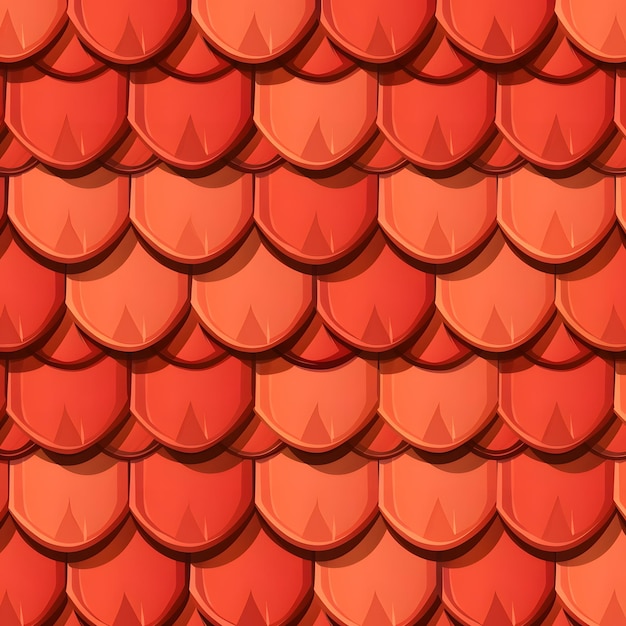 Photo red tiles with a pattern of small red tiles