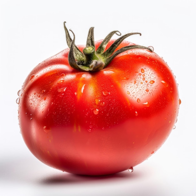 Red tomato isolated Illustration AI GenerativexA