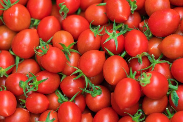 Red tomatoes background