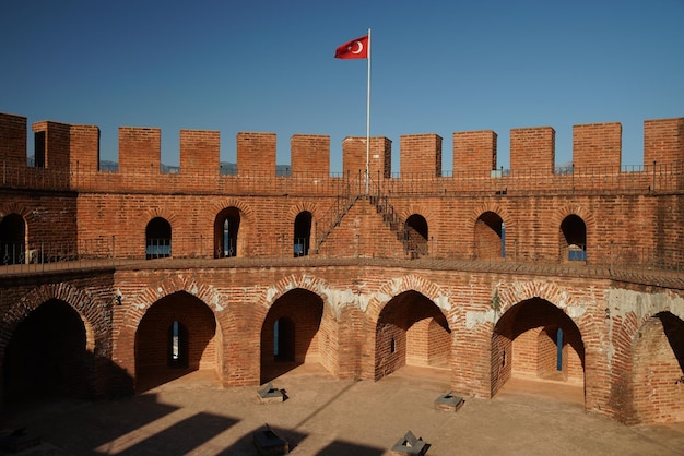 Red Tower in Alanya Town Antalya Turkiye