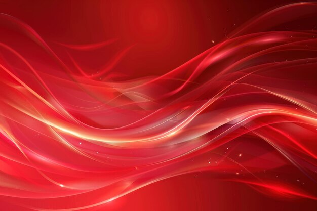 Red vector background with flowing curves and gentle lighting ar 32 Job ID b765315cab6b46f1bc1f87d42