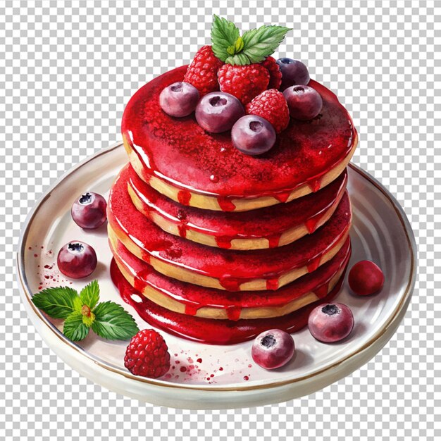 red velvet pancakes