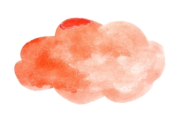 Red watercolor brush strokes - space for your own text