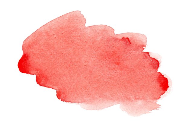 Red watercolor brush strokes - space for your own text