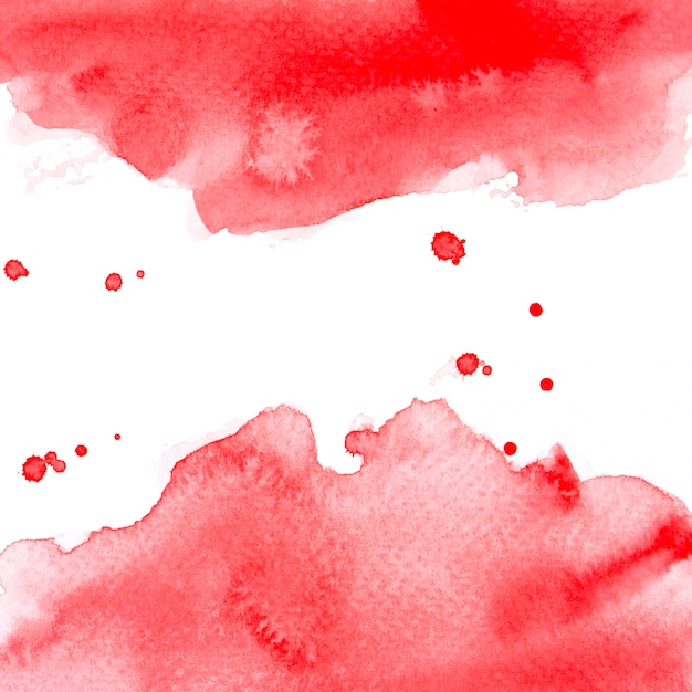 red watercolor stain paint stroke background 