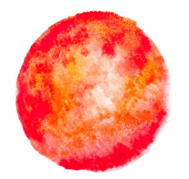 Red watercolor