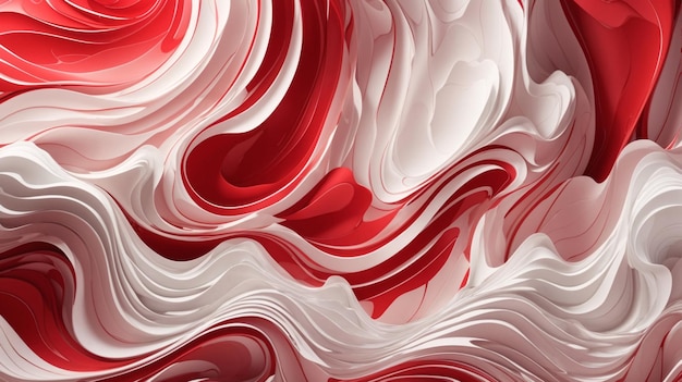 Red and White Abstract Background