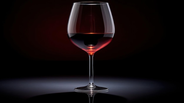 Red wine pouring in to glass with blur background