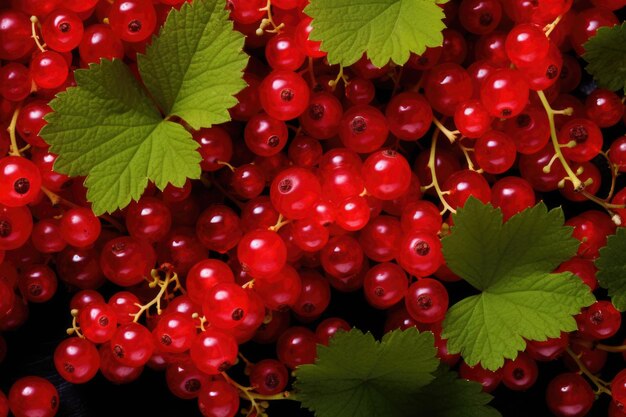 Redcurrant berrier background