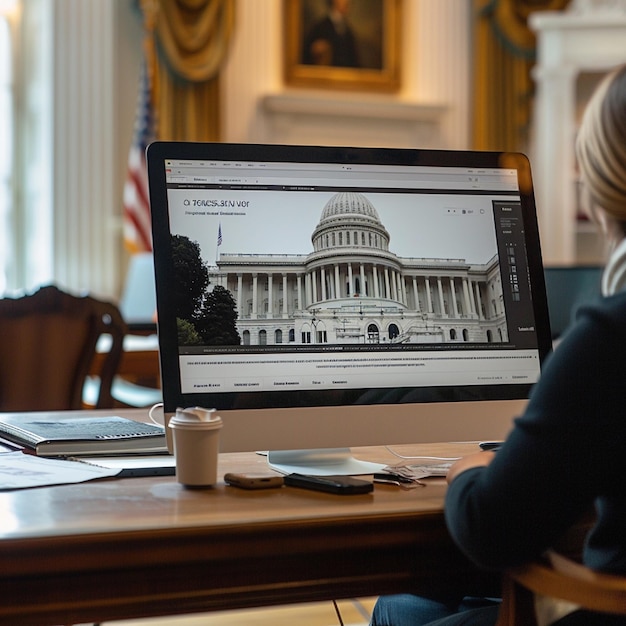 A redesign of a government service website improving accessibility and user experience