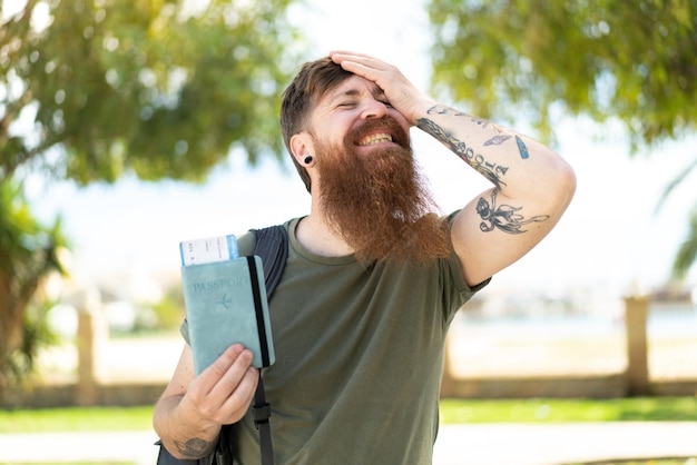 Redhead man with beard