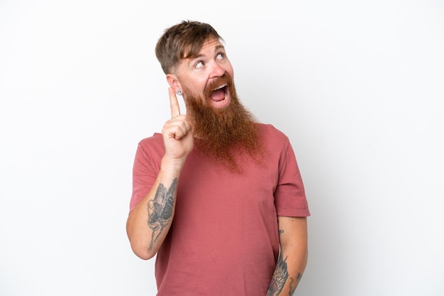 Redhead man with beard