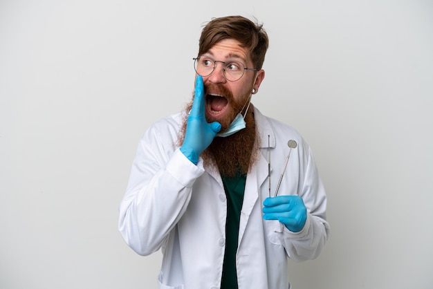 Redhead man with beard