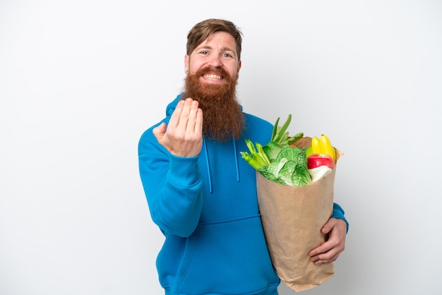 Redhead man with beard