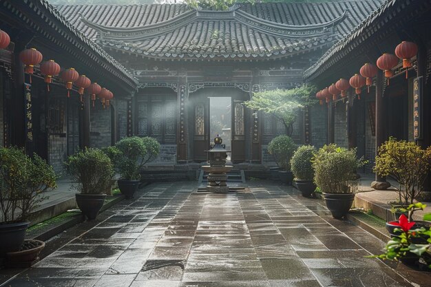 Reflect on the practice of feng shui in Xian where generative ai