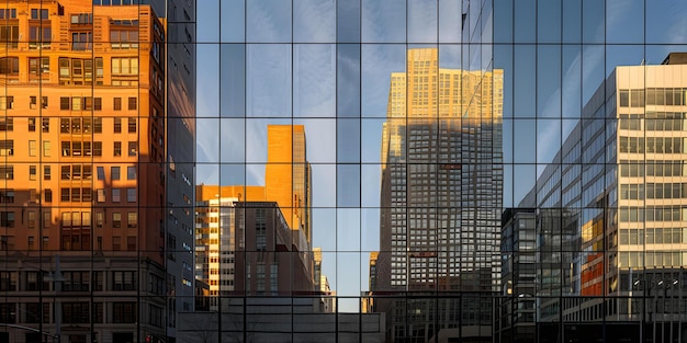 Reflective Glass Skyscrapers