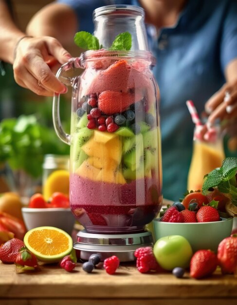 Photo refresh your day discover our vibrant smoothie