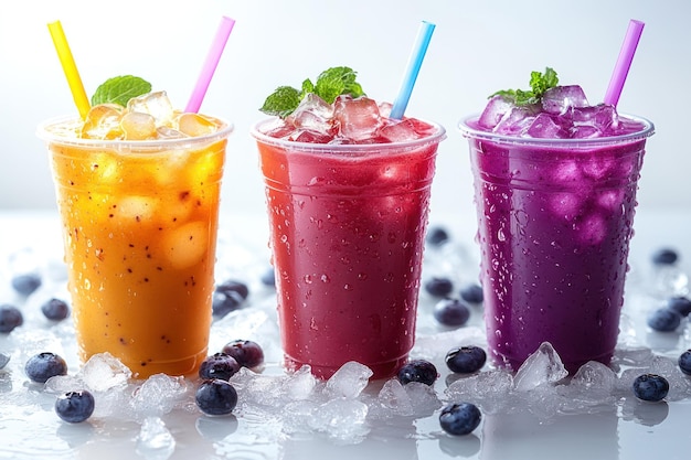 Refreshing Fruit Smoothies