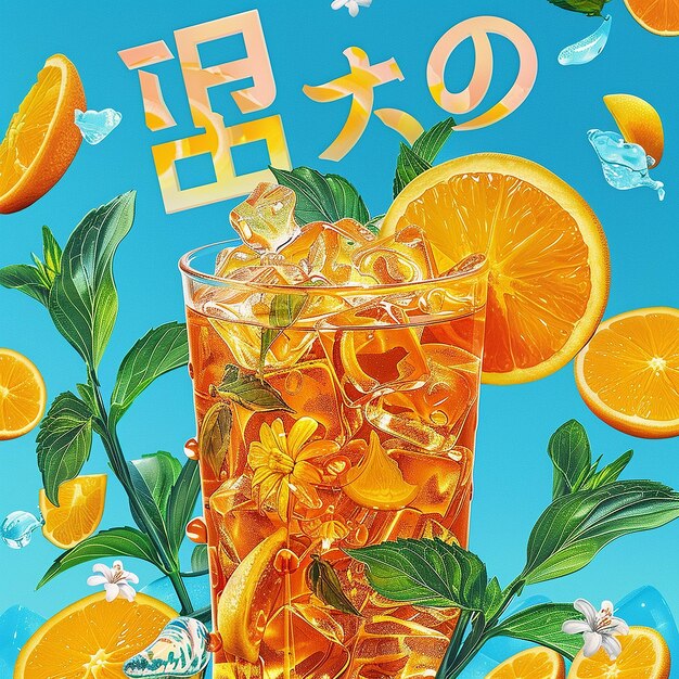 A Refreshing Glass of Iced Tea with Lemon