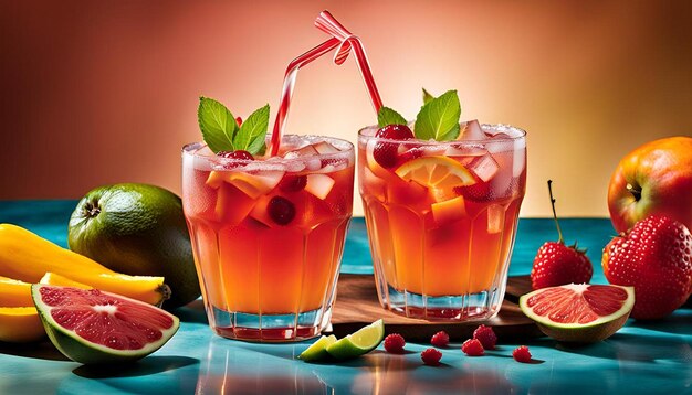 Refreshing Mexican Fruit Punch Agua de Frutas