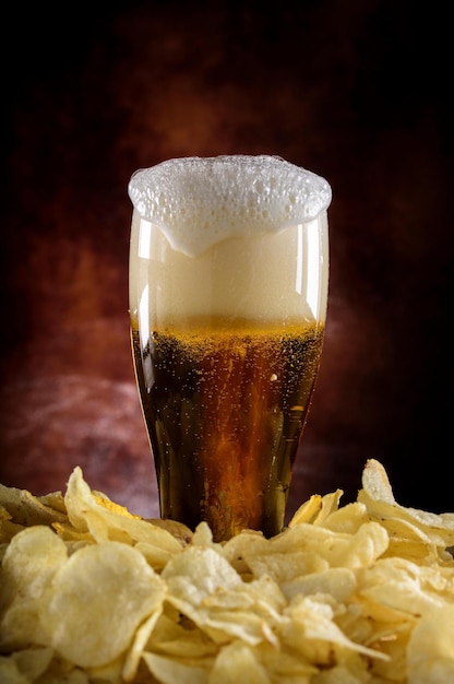 Refreshing Pour CloseUp of Pouring and Serving Cold Beer into a Glass Showcased in Crisp 4K Resol