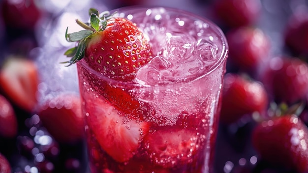 Refreshing Strawberry Drink