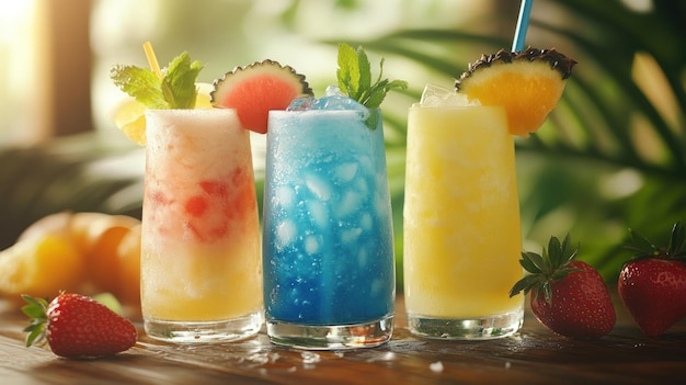 Refreshing Summer Cocktails with Tropical Fruits