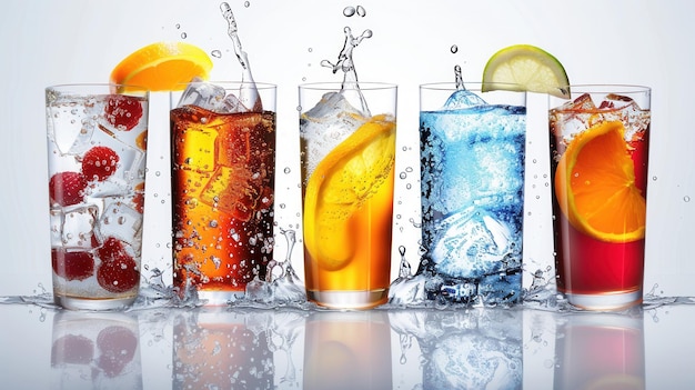 Refreshing Summer Drinks HighQuality Images of Various Cold Beverages