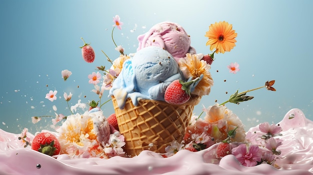 Refreshing Summer Ice Cream Collection