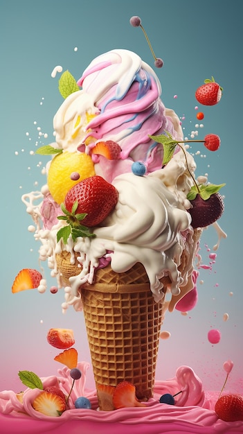 Refreshing Summer Ice Cream Collection