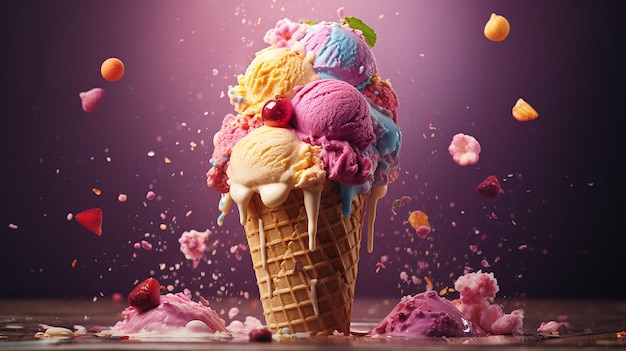 Refreshing Summer Ice Cream Collection