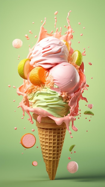 Refreshing Summer Ice Cream Collection