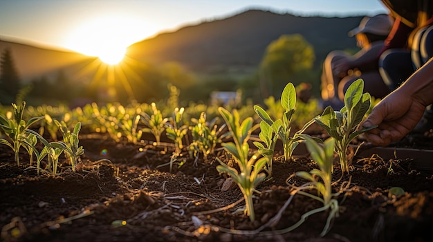 Regenerative farming works on small scale organic with complex farm such as nutrient rich soil