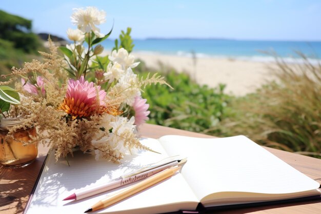 Relax beach writing