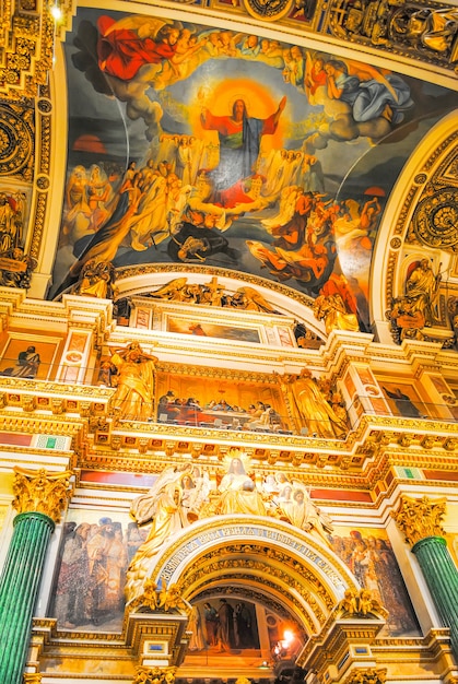 Religious fresco inside a church