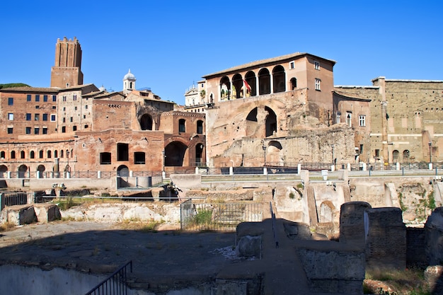 Remaining buildings of the Forum Romanum