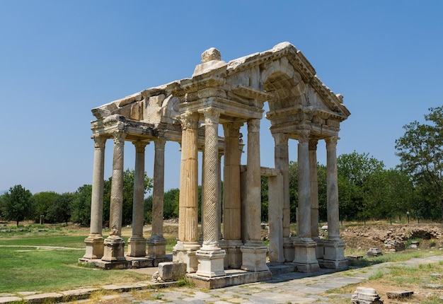 Remains of ancient ruins in Aphrodisia Turkey