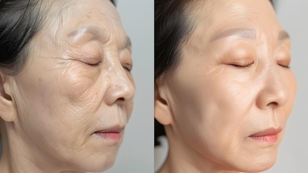 Remarkable Skin Transformation Visibly Reduced Wrinkles and Youthful Radiance