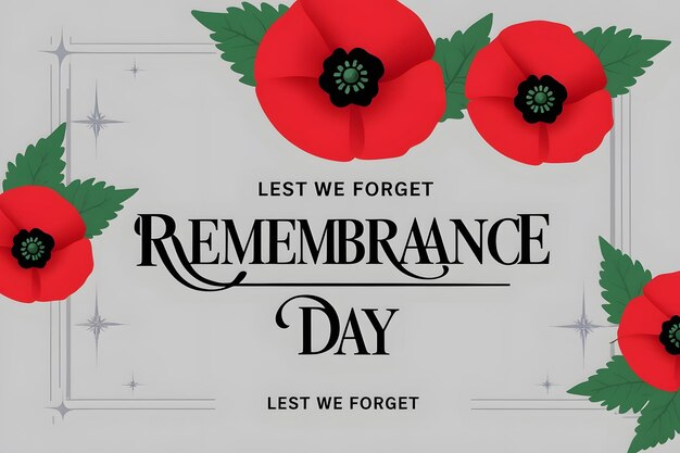 Remembrance Day background design