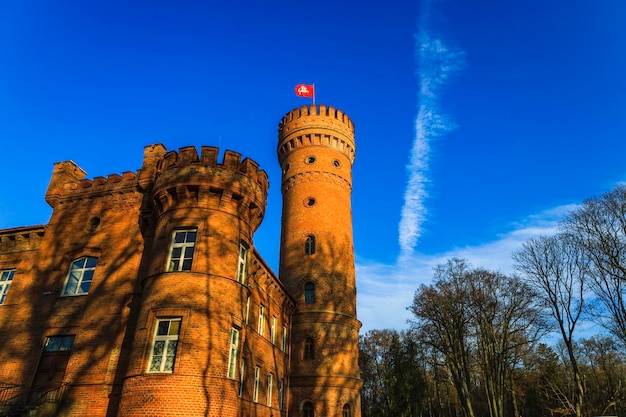 Renaissance Style Manor with a Cylindrical Tower - Raudone Castle, Lithuania