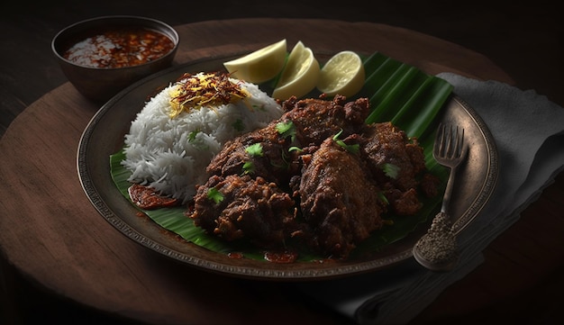 Rendang Padang Spicy beef stew from Padang Indonesia