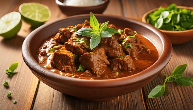 Rendang SlowCooked Beef in Spicy Coconut Sauce