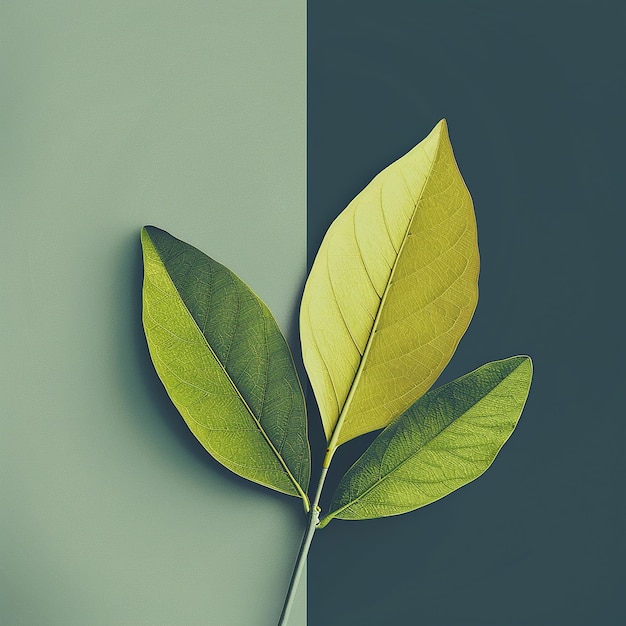 rendered photos of drawn pattern of leaves and flowers on white background