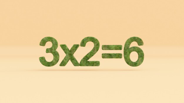 Rendering of a mathematical equation