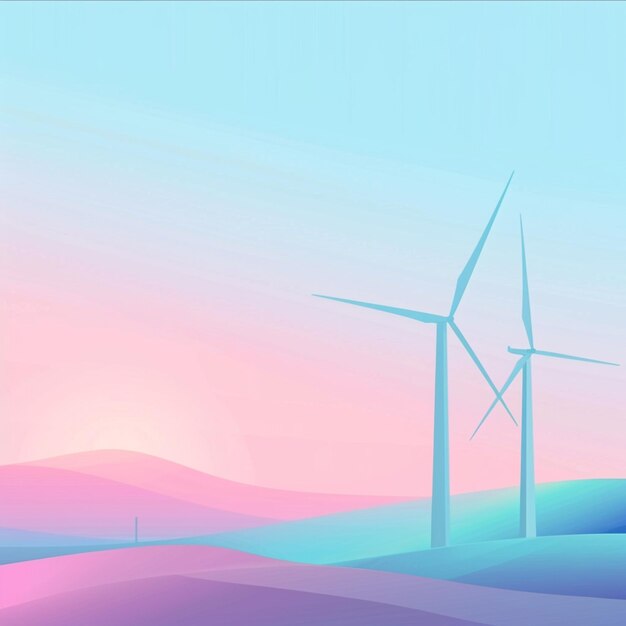 Renewable energy production banner design