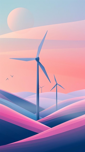 Renewable energy production banner design